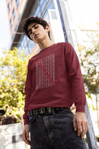 UNISEX MAROON SWEATSHIRT