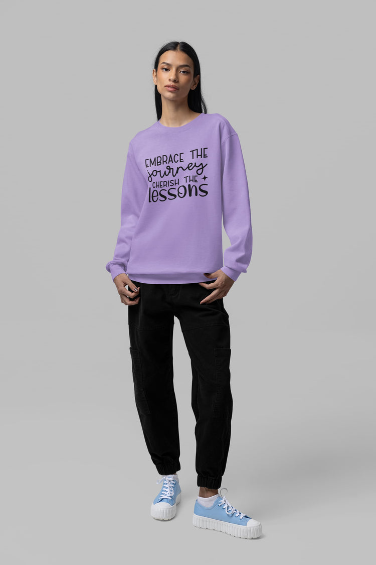 UNISEX IRIS LAVENDER SWEATSHIRT