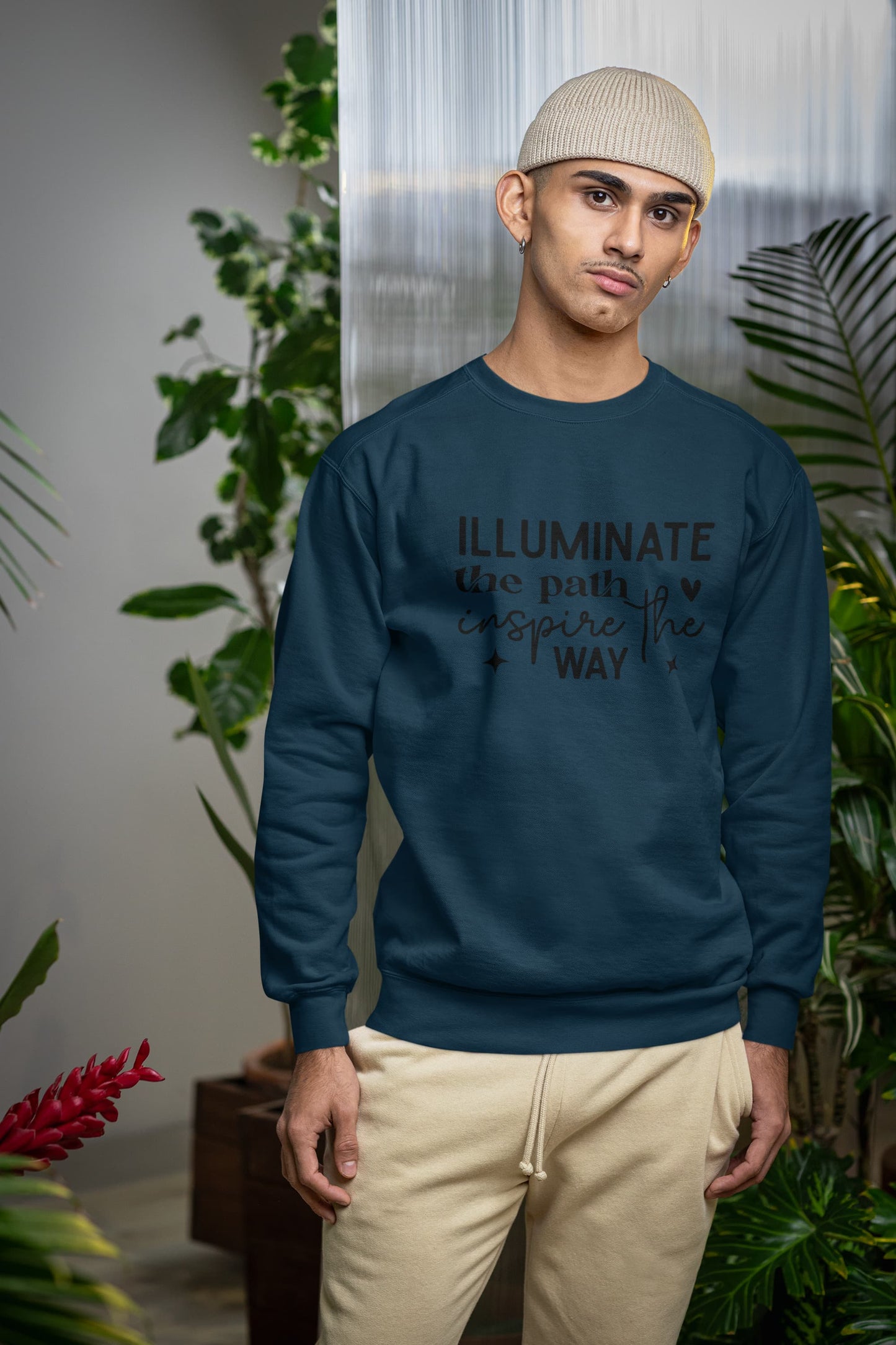 MENS NAVY BLUE SWEATSHIRT