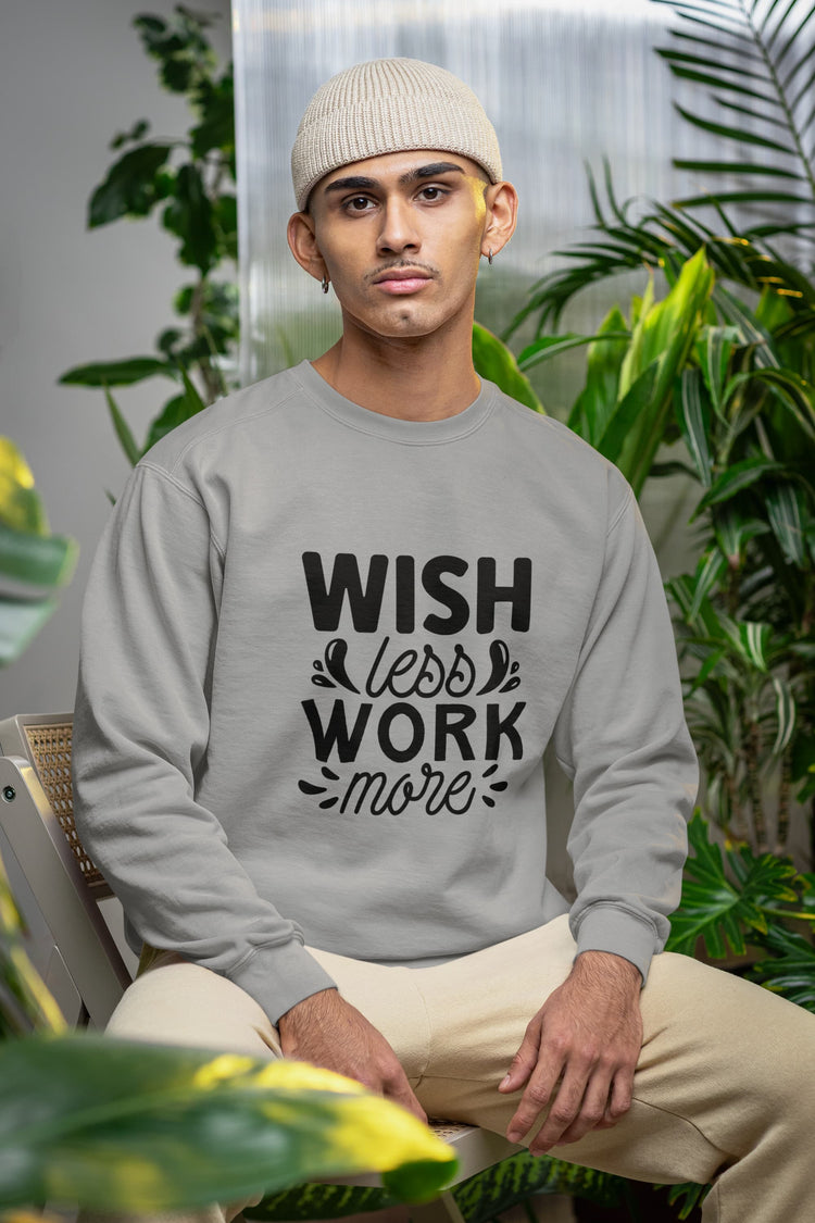 UNISEX MELANGE GREY SWEATSHIRT