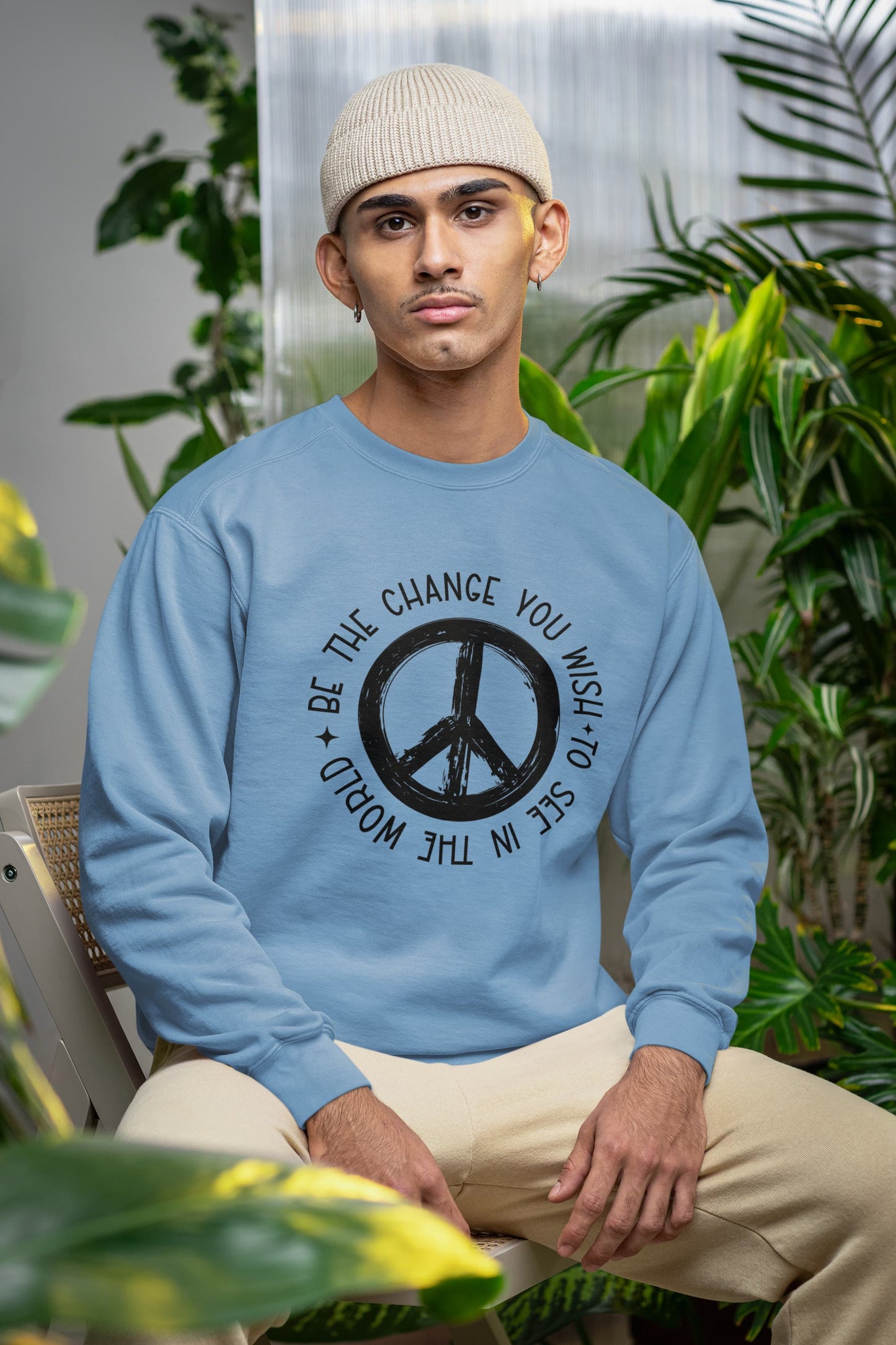 UNISEX BABY BLUE SWEATSHIRT