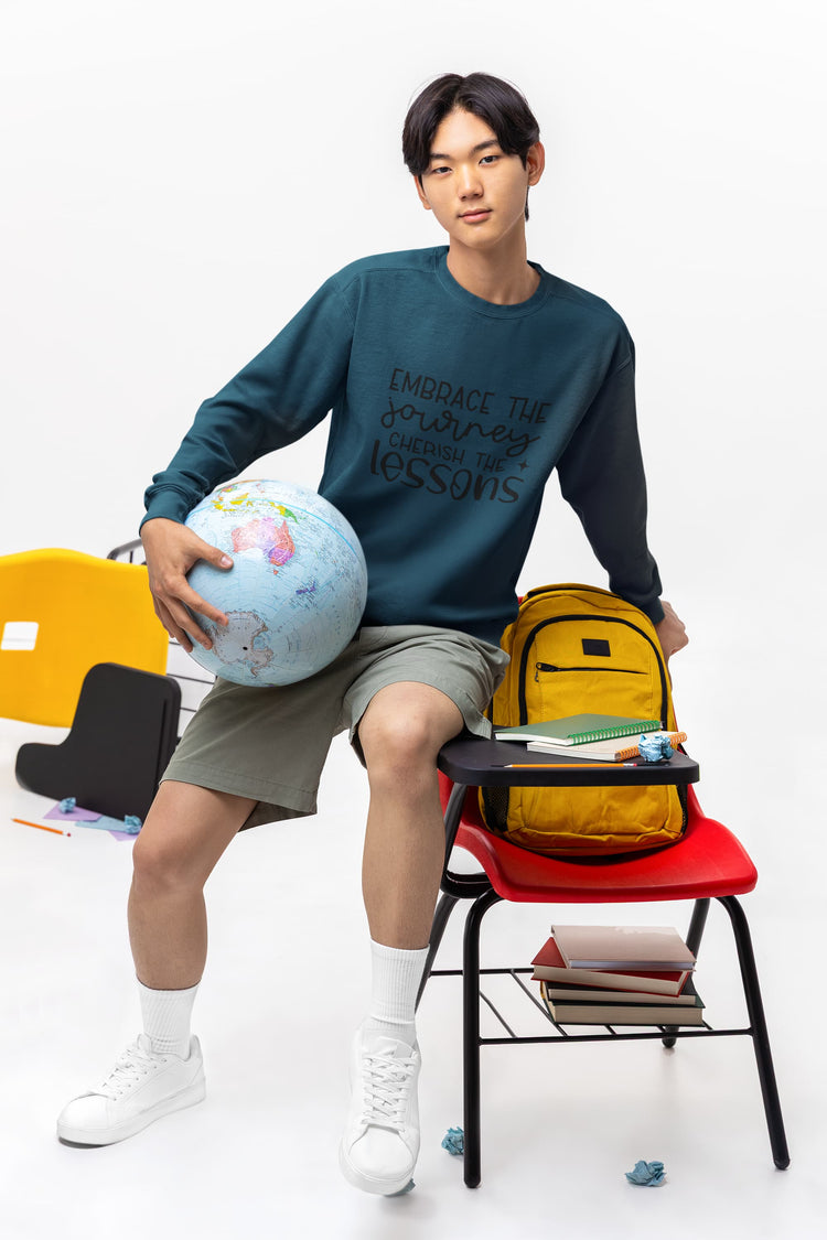 UNISEX NAVY BLUE SWEATSHIRT