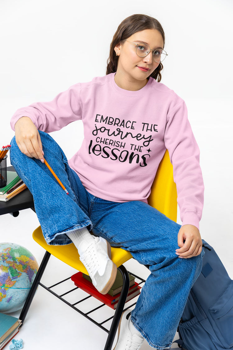 UNISEX LIGHT PINK SWEATSHIRT