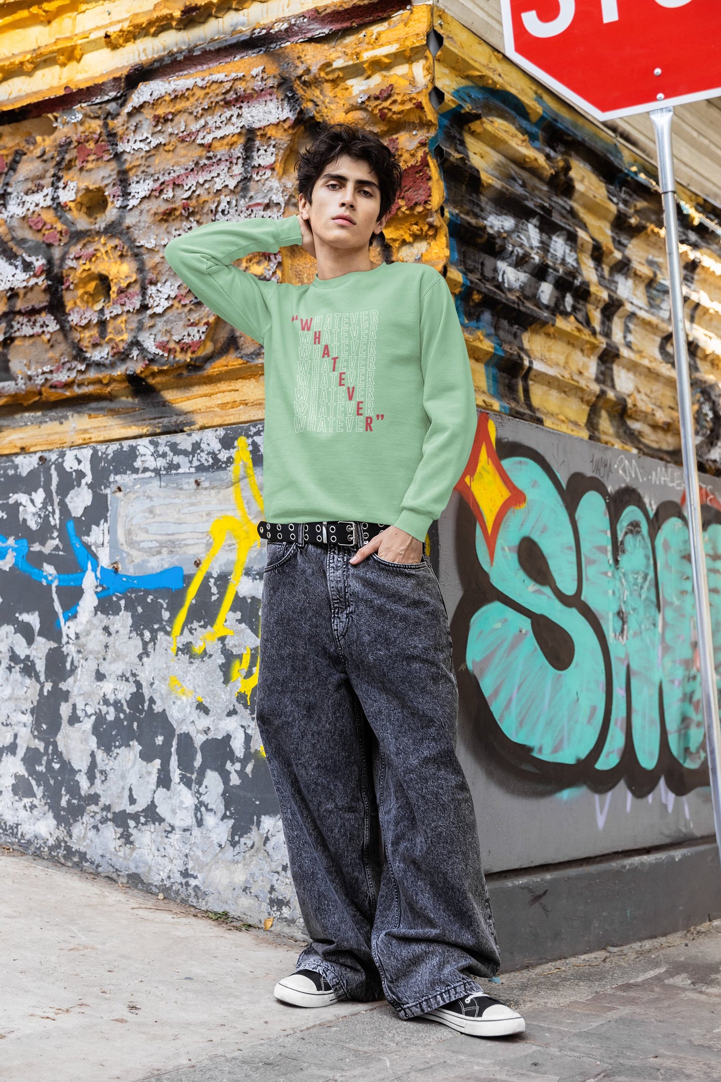 UNISEX MINT GREEN SWEATSHIRT