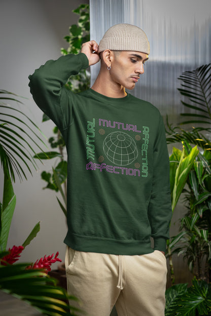 UNISEX OLIVE GREEN SWEATSHIRT