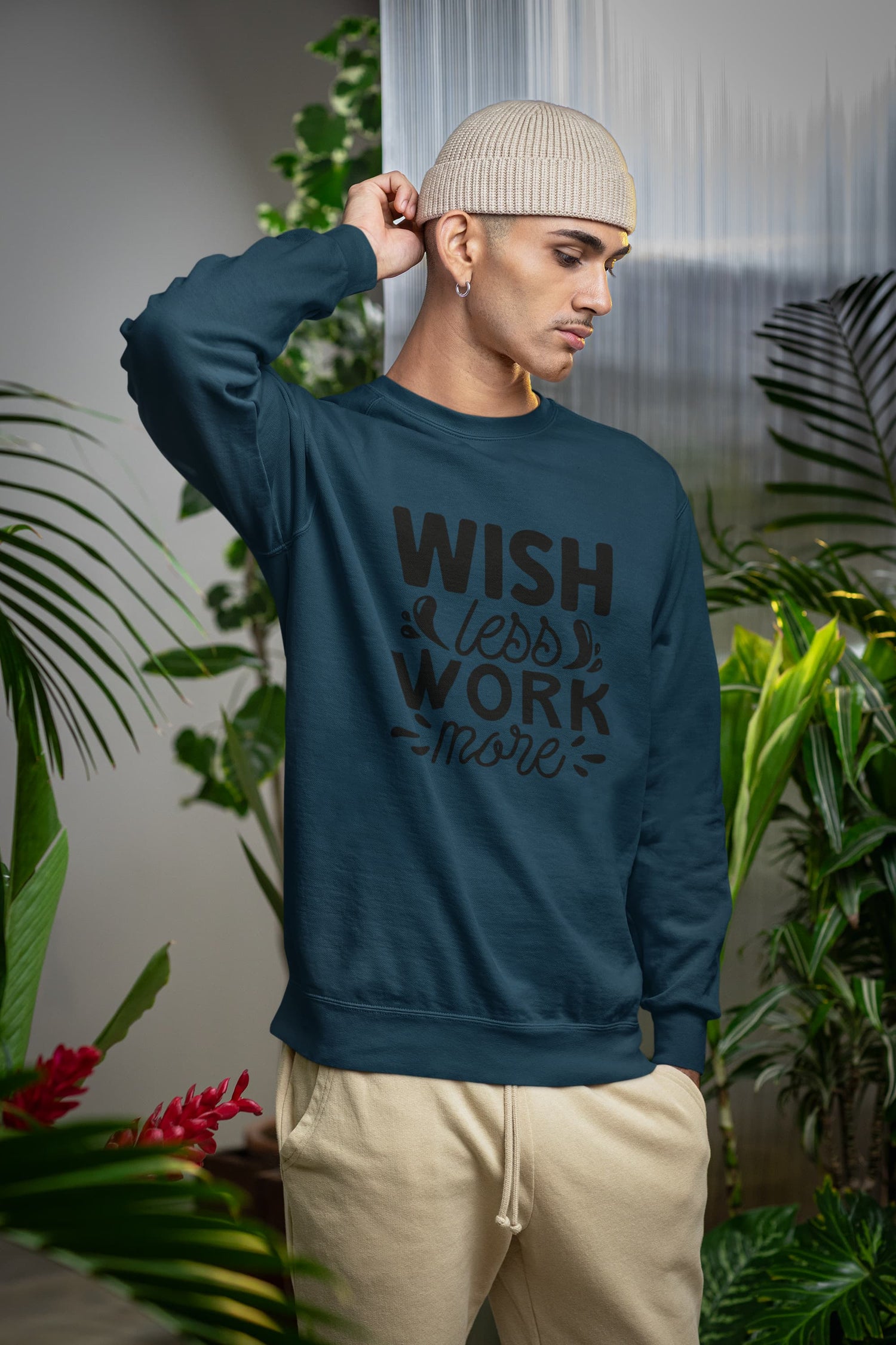 UNISEX NAVY BLUE SWEATSHIRT