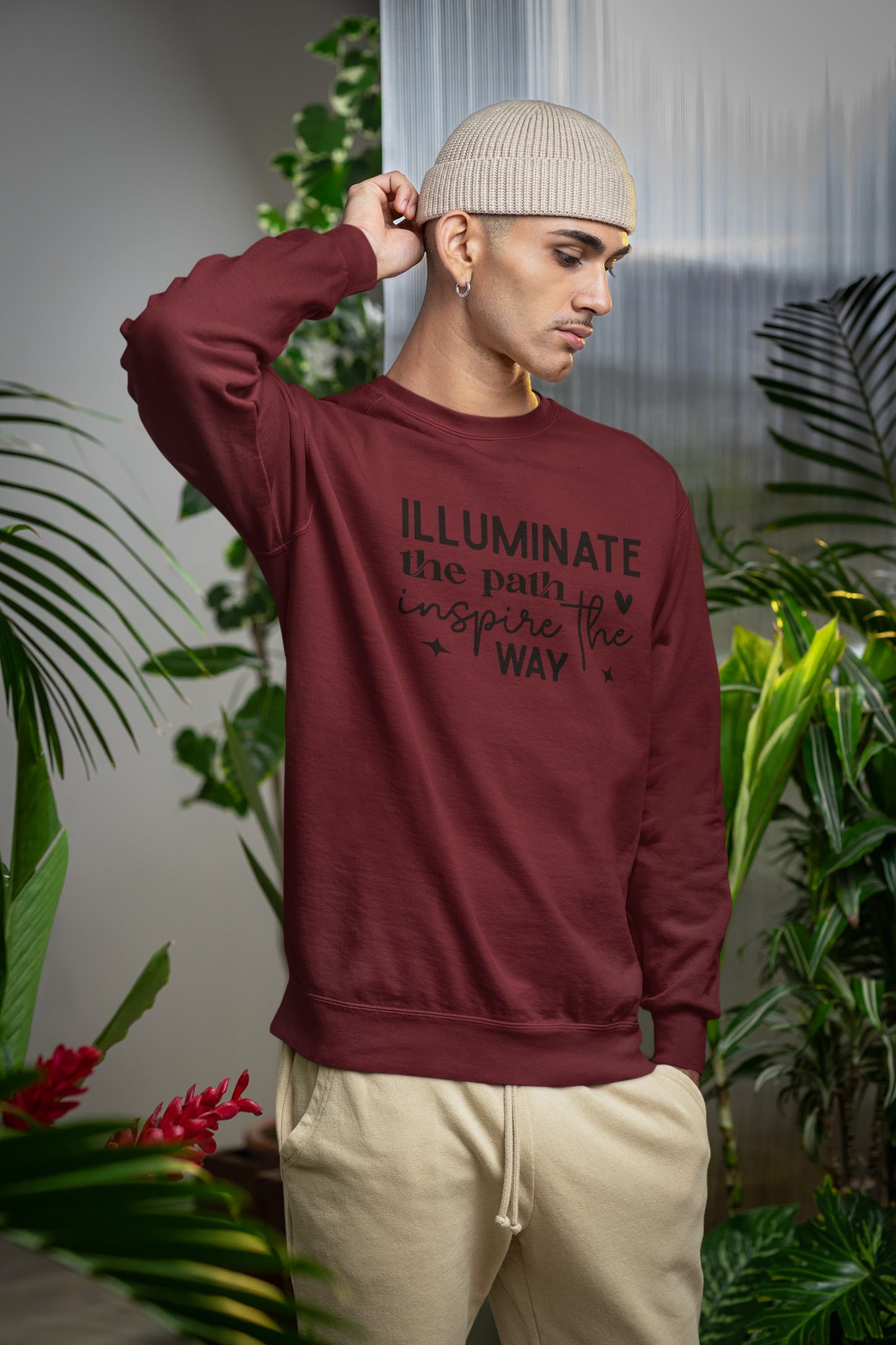 MENS MAROON SWEATSHIRT