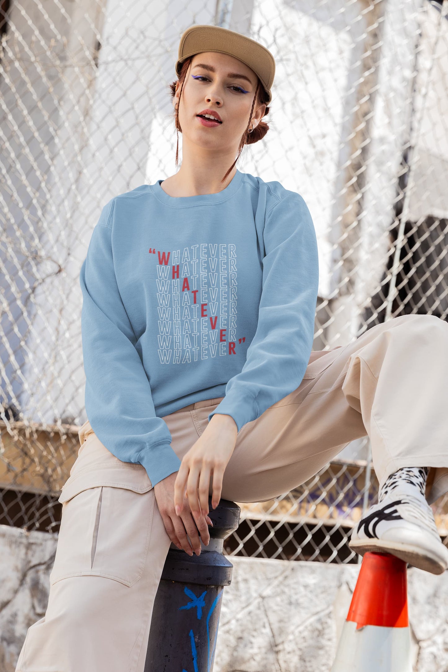 UNISEX BABY BLUE SWEATSHIRT