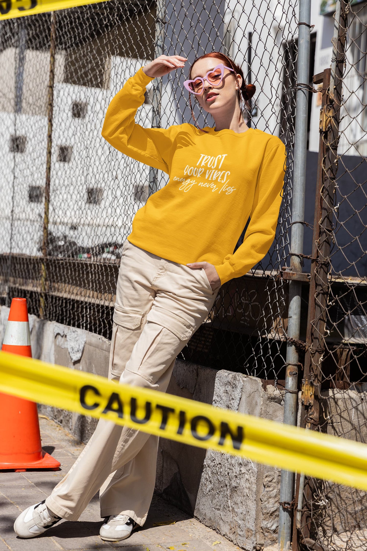 UNISEX GOLDEN YELLOW SWEATSHIRT