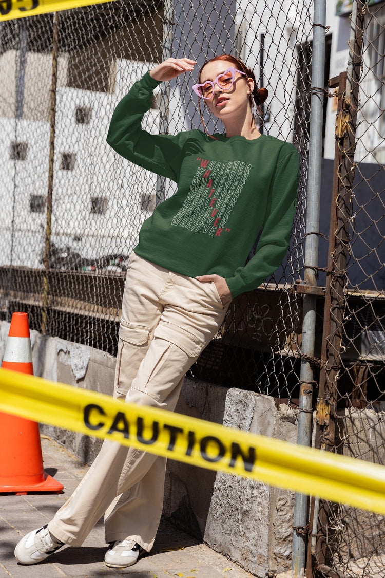 UNISEX OLIVE GREEN SWEATSHIRT