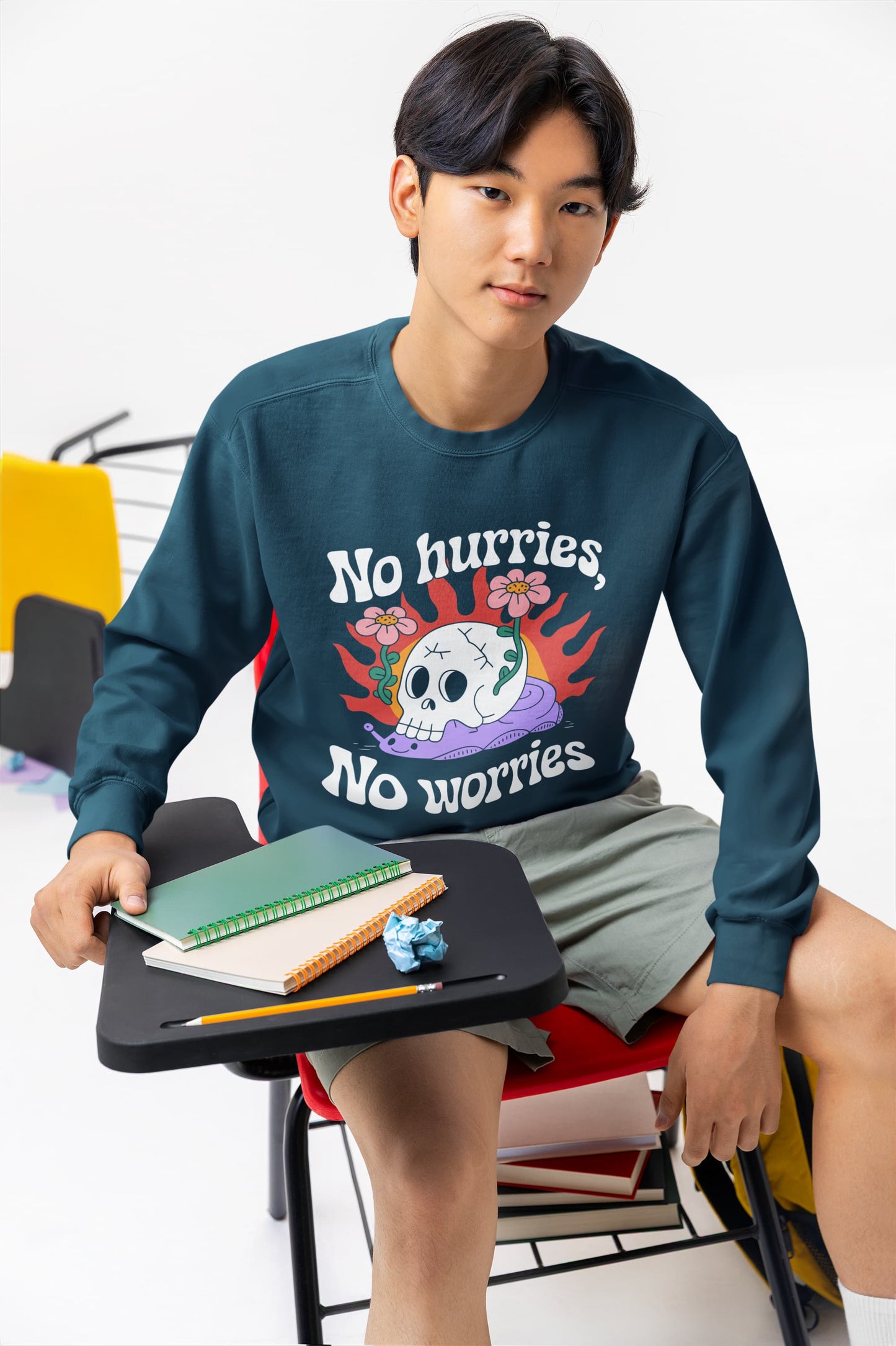 Men's Navy Blue Sweatshirts