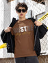 Men’s Coffee Brown Round Neck T-shirts