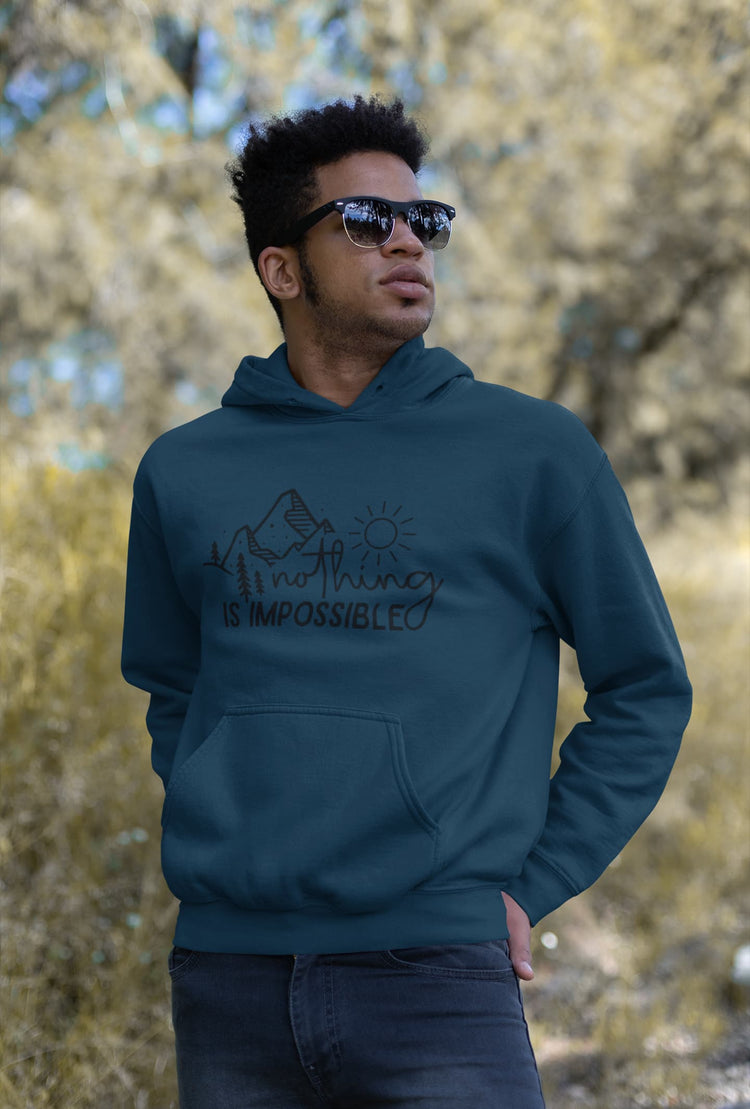 MENS NAVY BLUE HOODIES