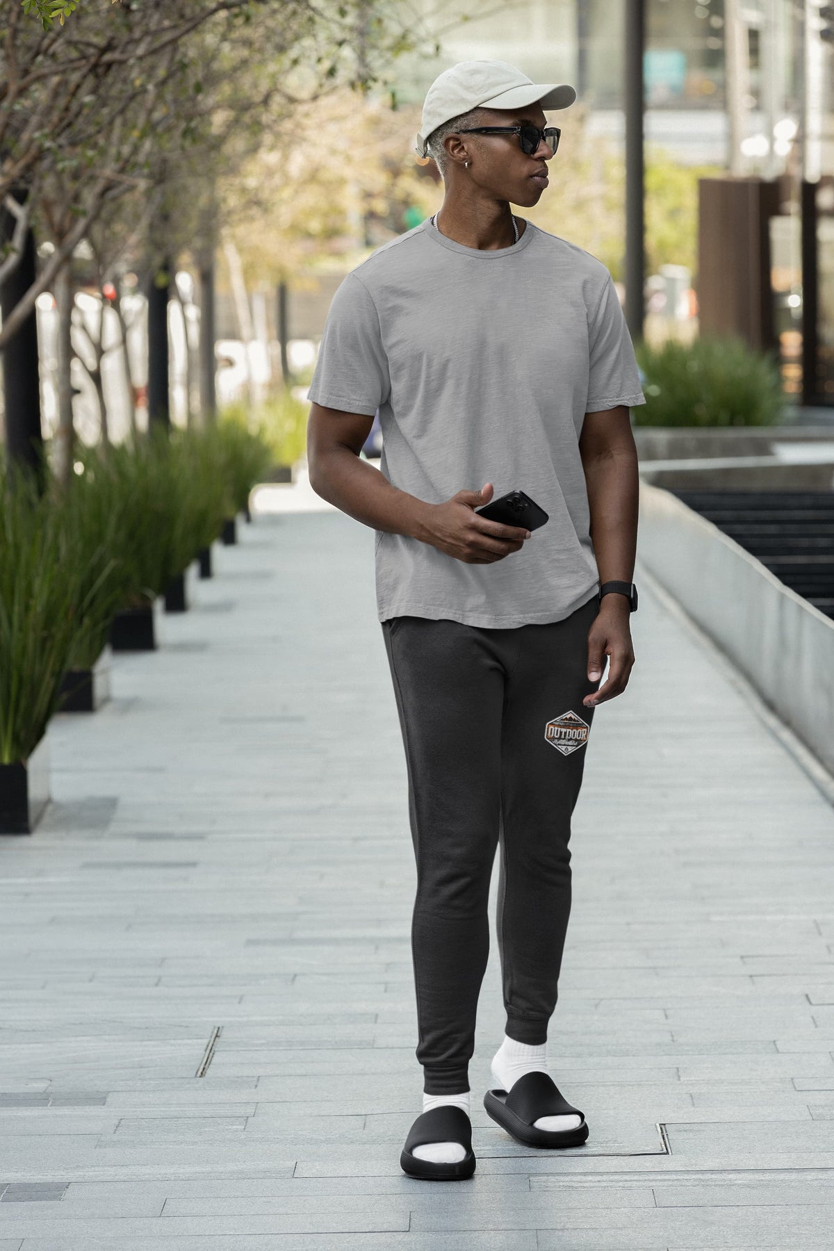 Men's Black Joggers