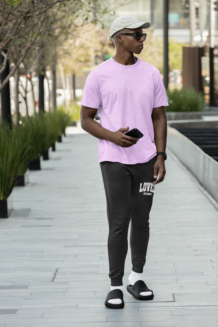 MENS BLACK JOGGERS 