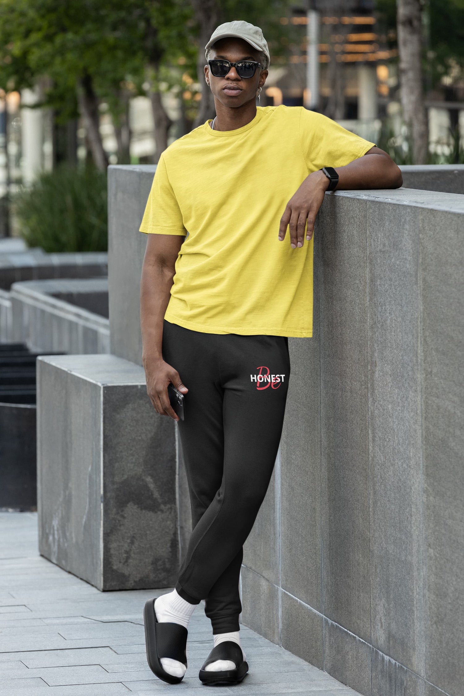 MENS BLACK JOGGERS 