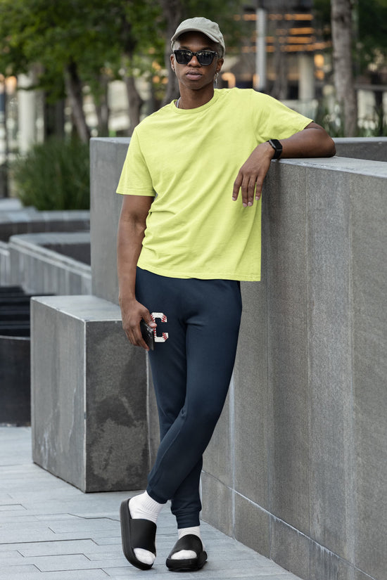 MENS NAVY BLUE JOGGERS