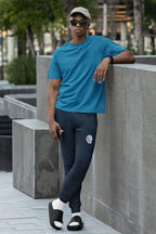 Men's Navy Blue Joggers