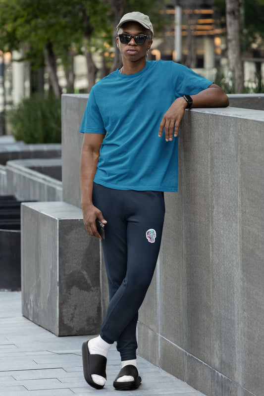 Men's Navy Blue Joggers