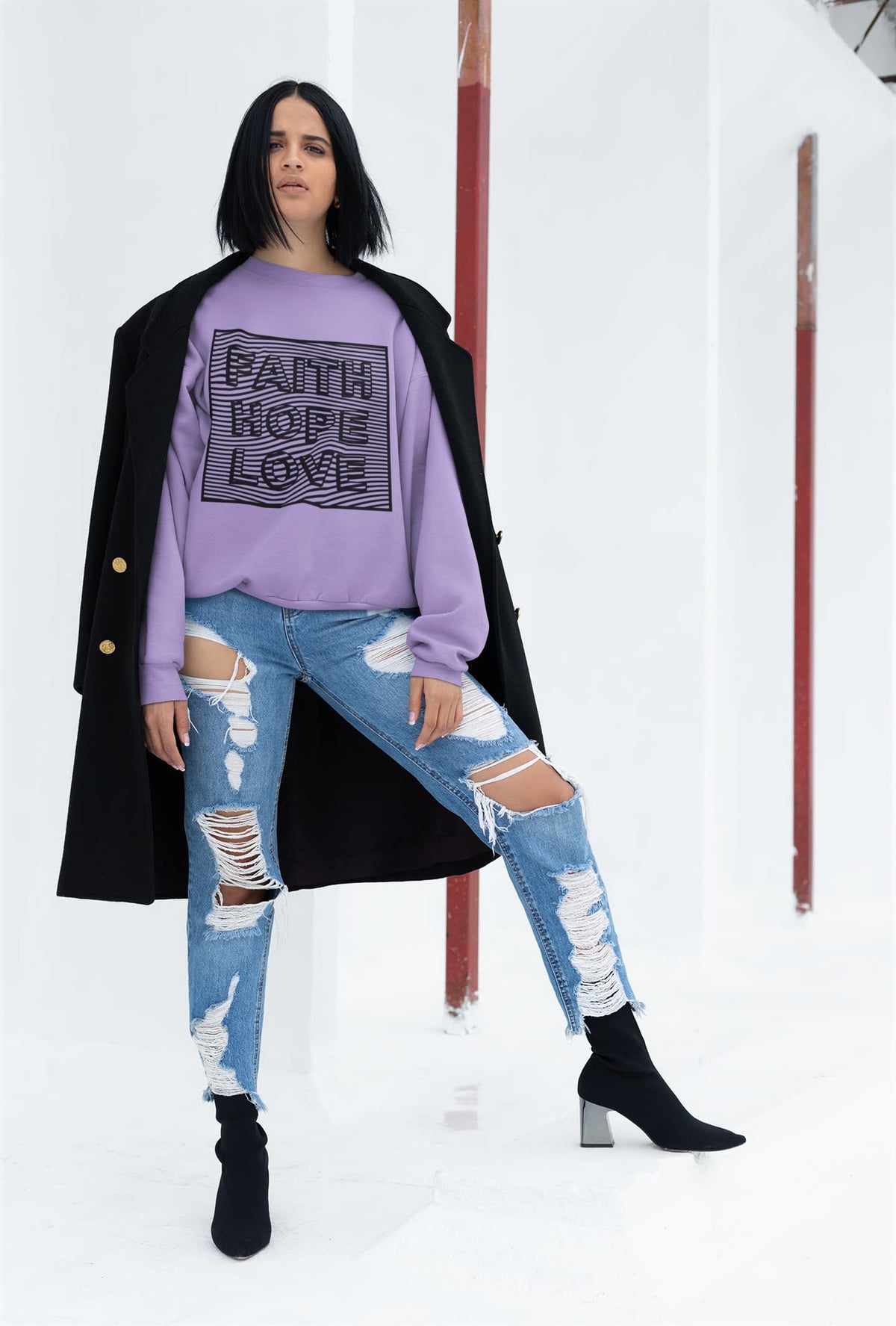 Men's Iris Lavender Sweatshirts