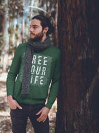 Men's Olive Green Sweatshirts