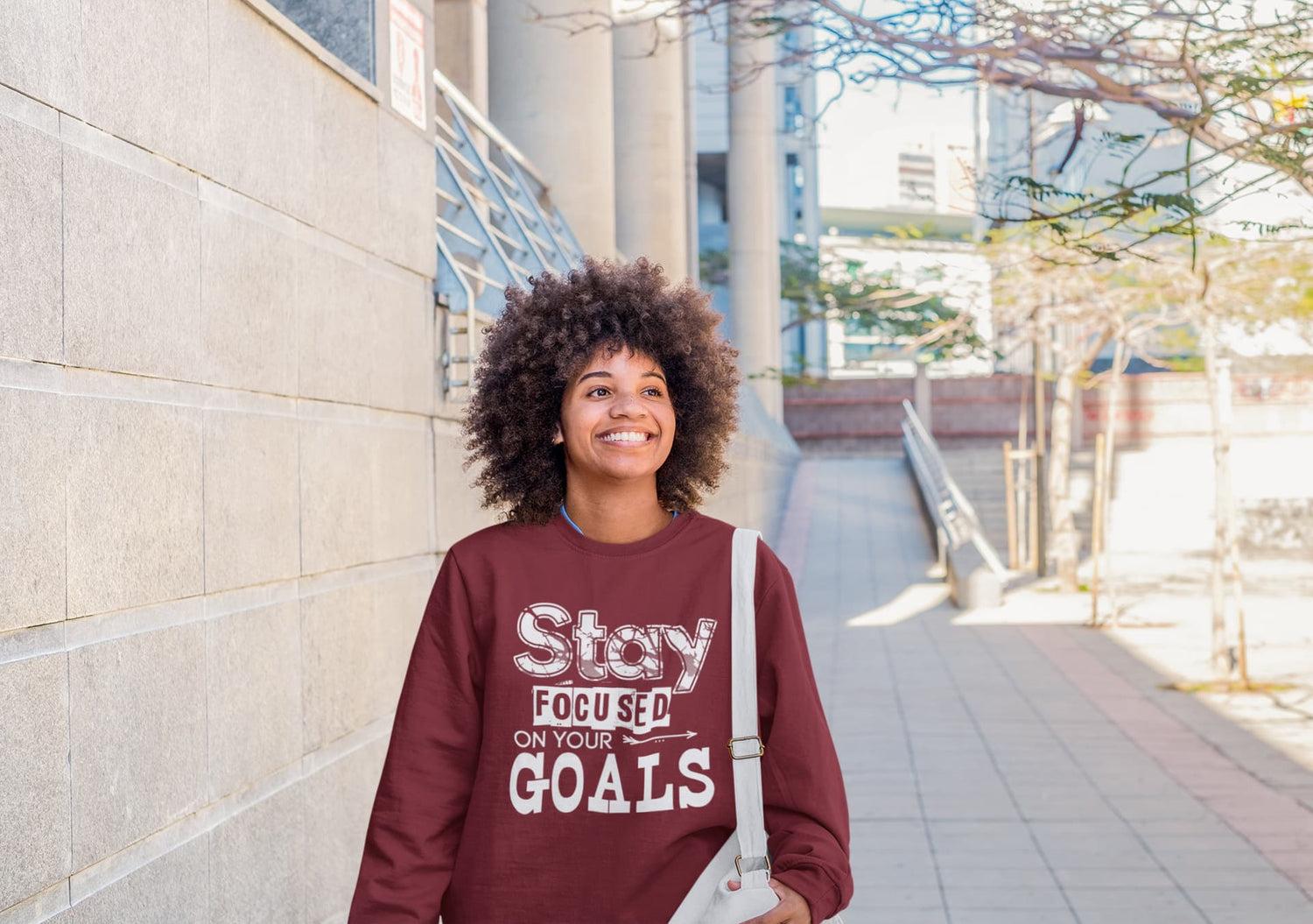 UNISEX MAROON SWEATSHIRT