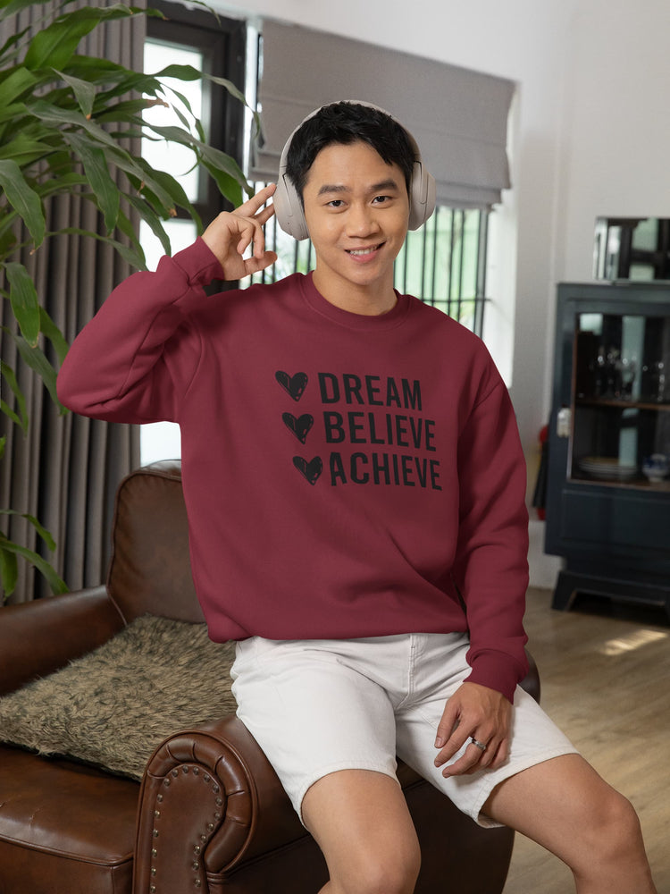 UNISEX MAROON SWEATSHIRT