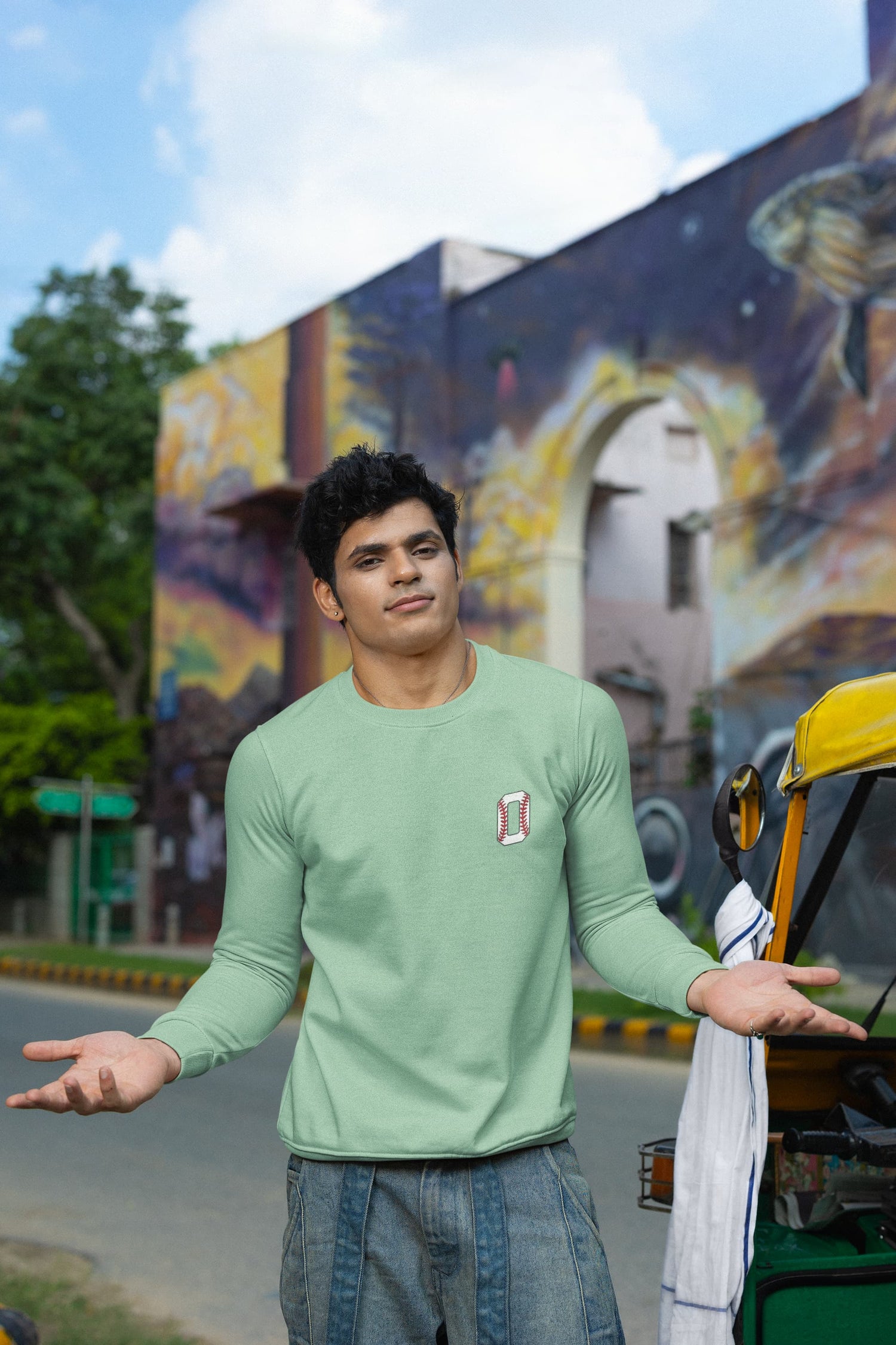 MENS MINT GREEN SWEATSHIRTS