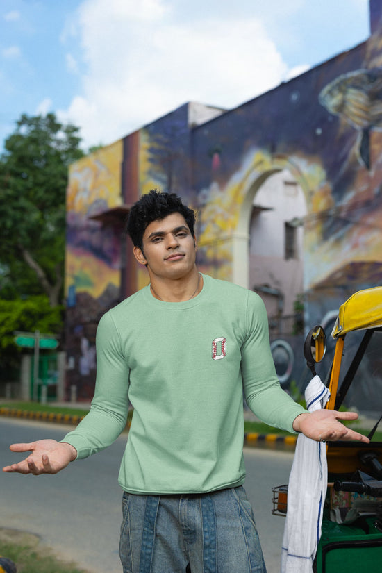 MENS MINT GREEN SWEATSHIRTS
