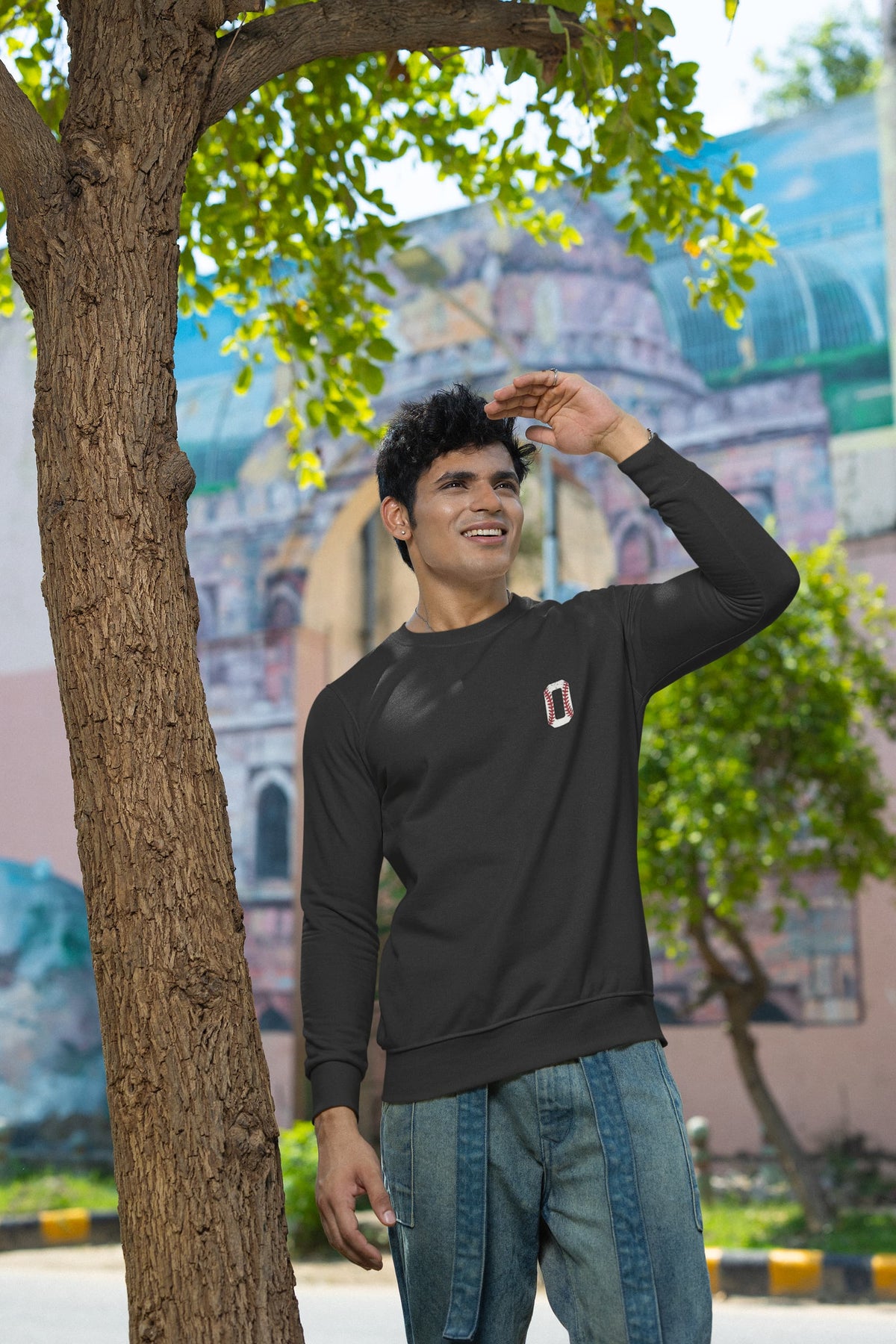 MENS BLACK SWEATSHIRTS