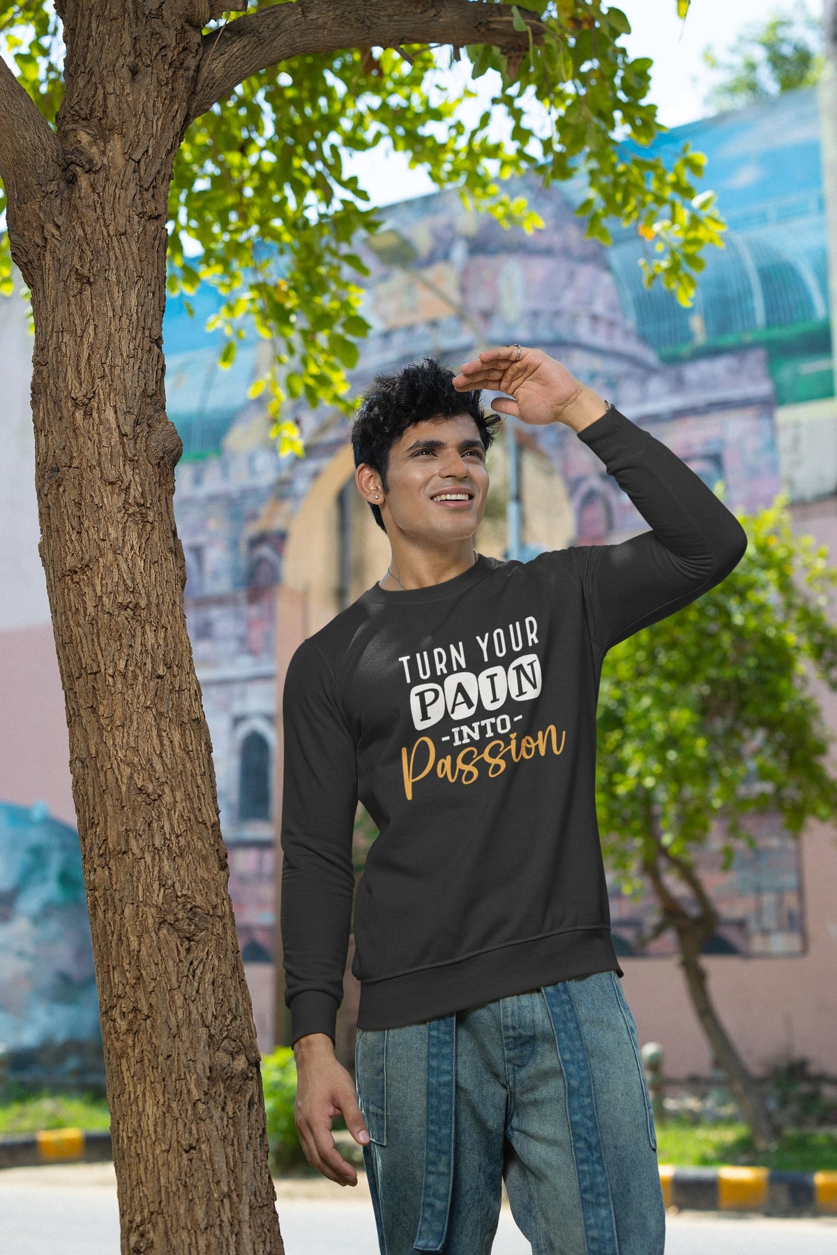 Karavirs® Passion Black sweatshirt for men India