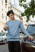 MENS BABY BLUE SWEATSHIRTS