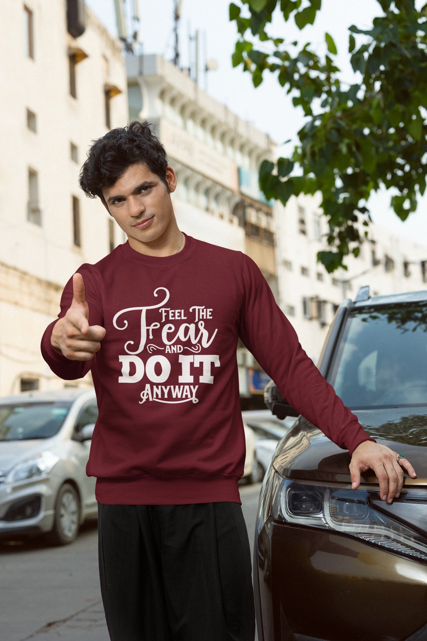 UNISEX MAROON SWEATSHIRTS