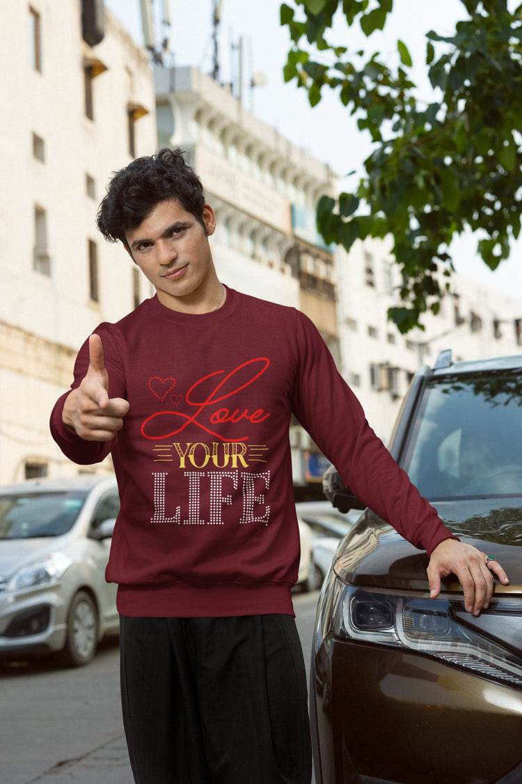 UNISEX MAROON SWEATSHIRT