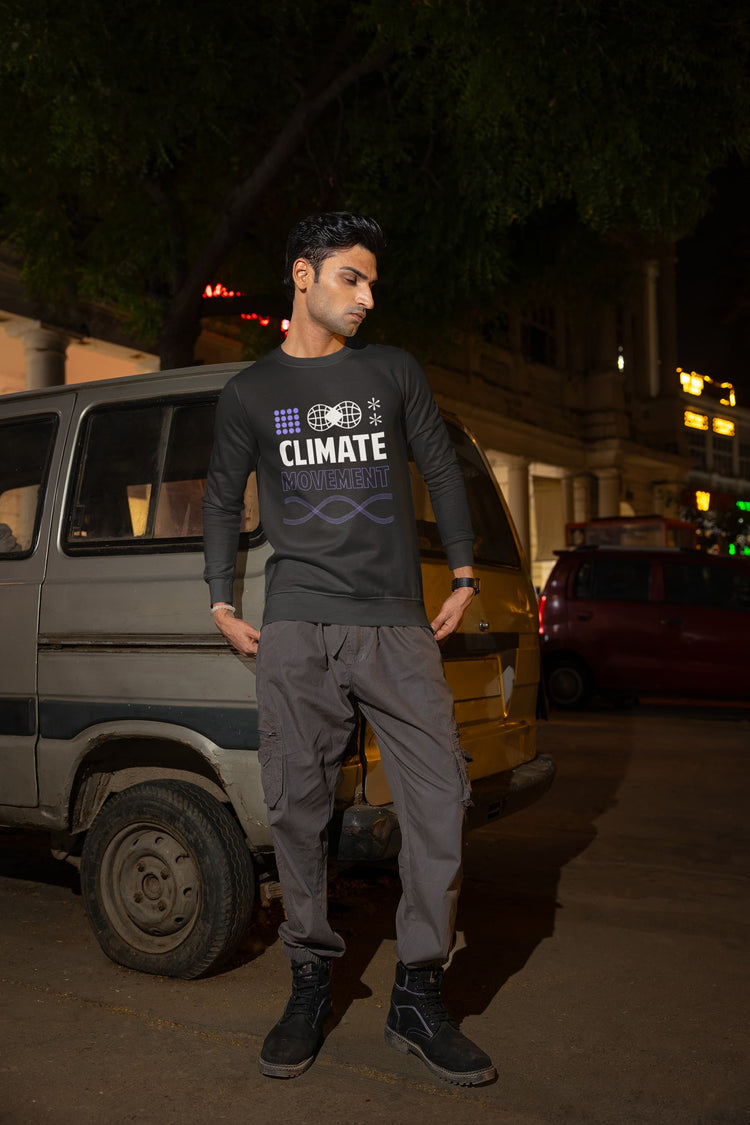 UNISEX BLACK SWEATSHIRT