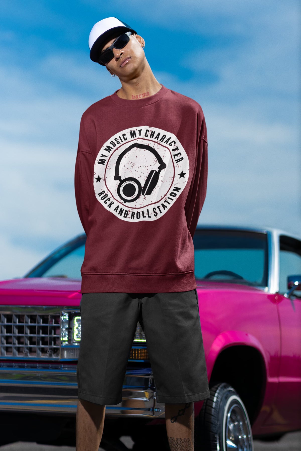 Men's Maroon Sweatshirts