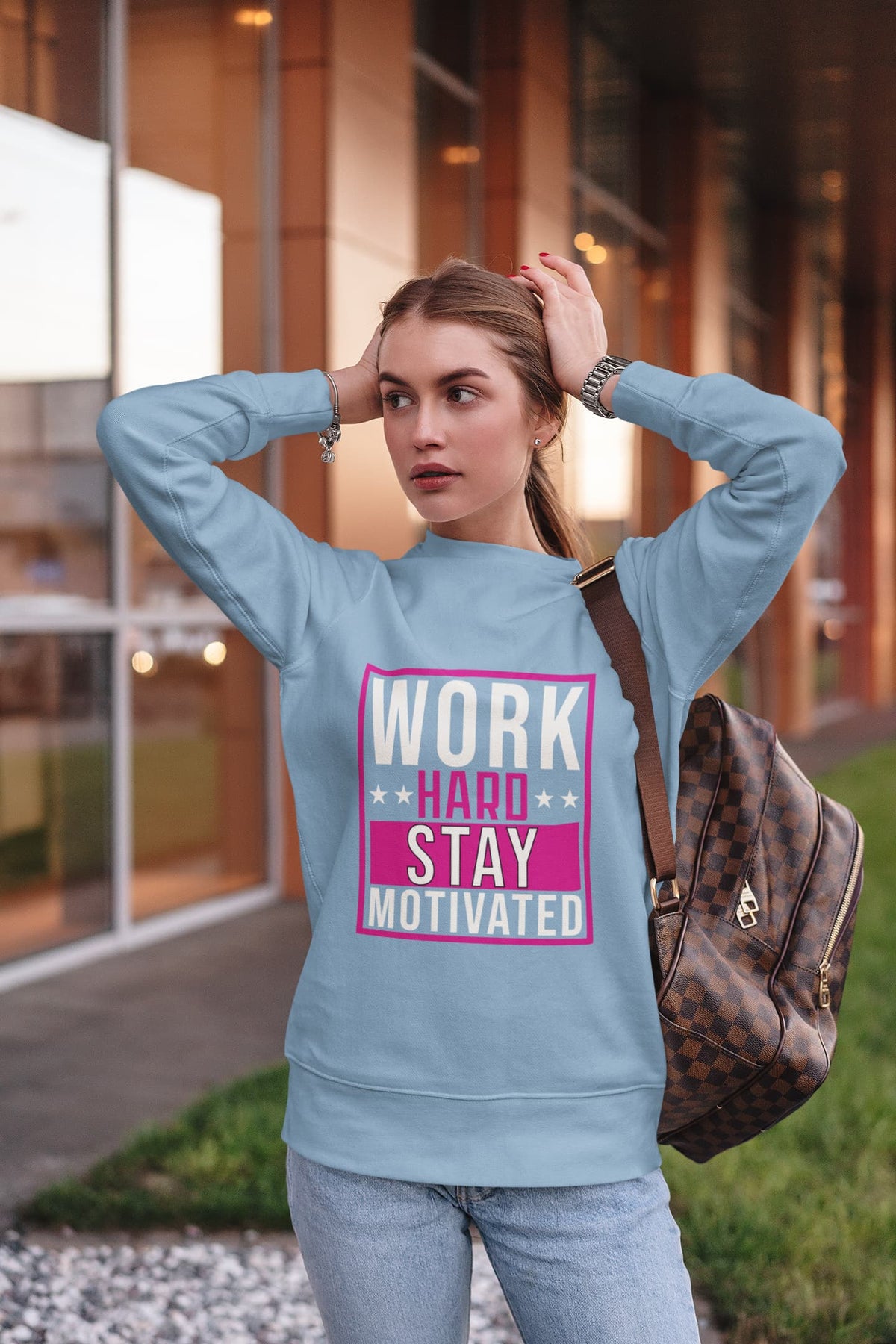 UNISEX BABY BLUE SWEATSHIRT