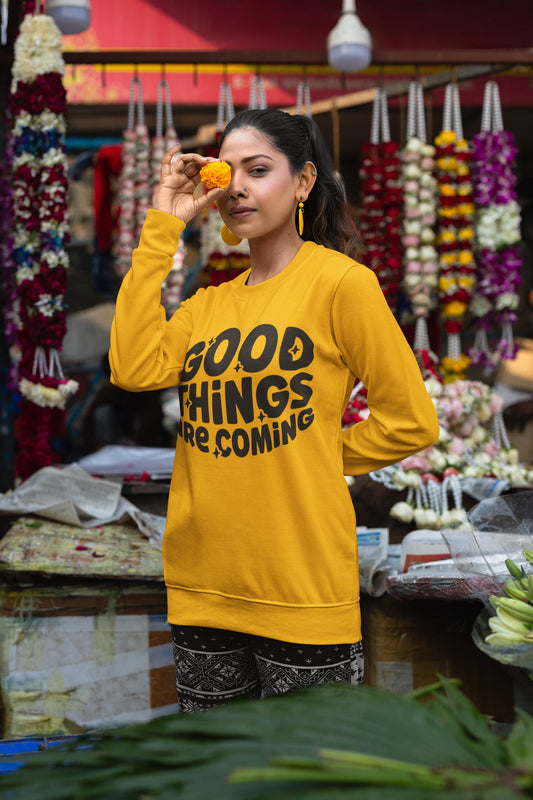 Men's Golden Yellow Sweatshirts