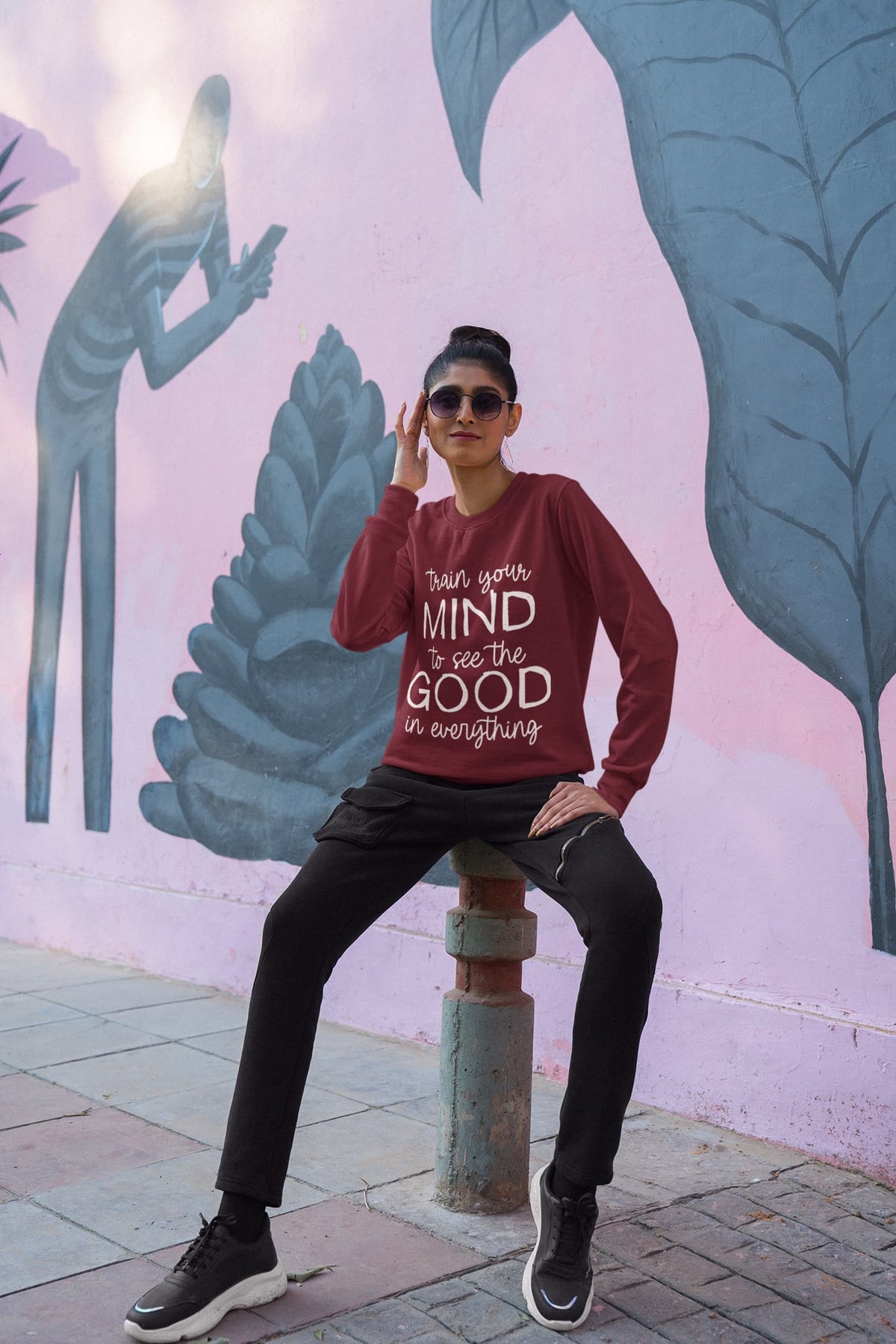 Men's Maroon Sweatshirt