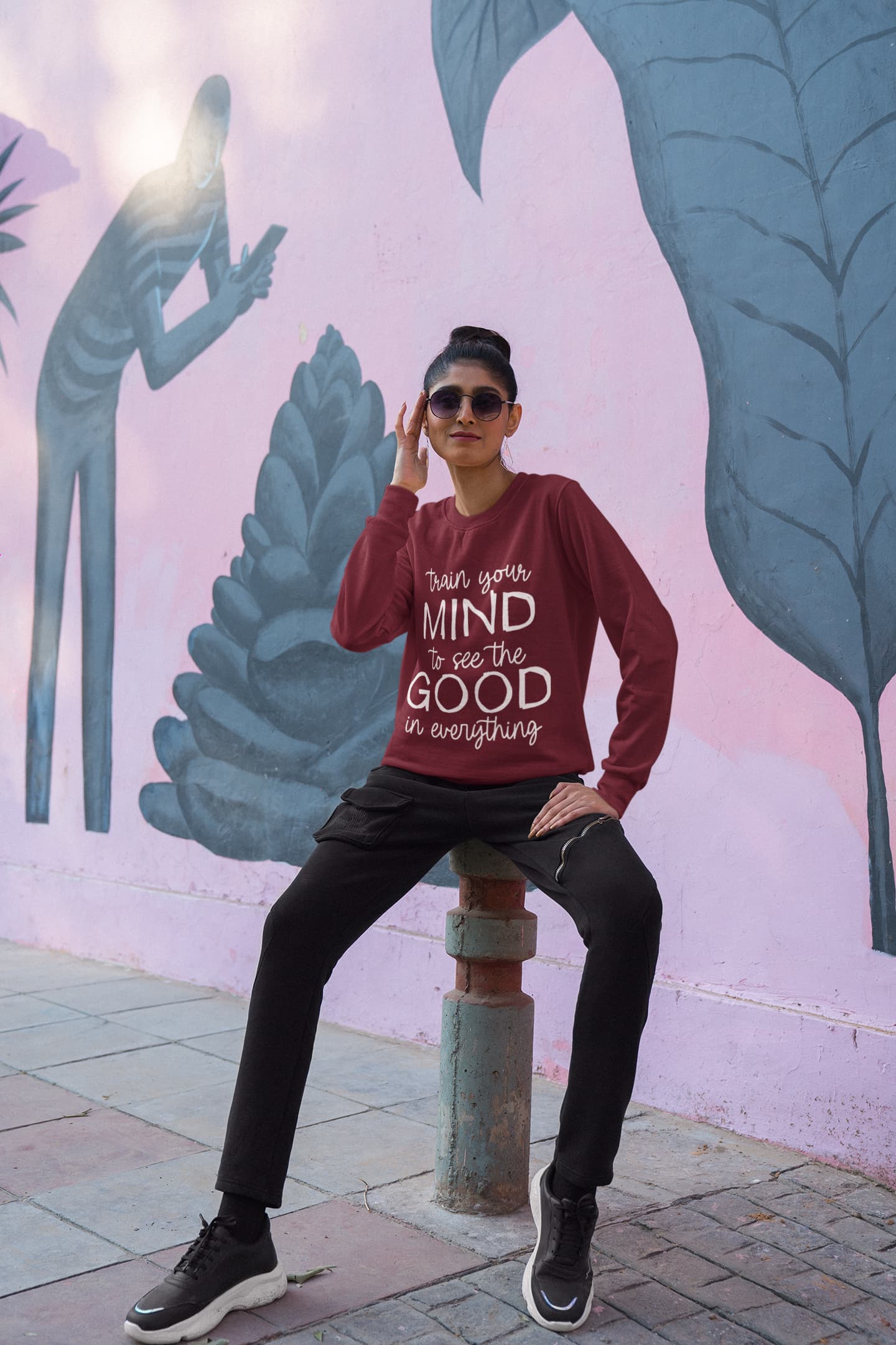 Men's Maroon Sweatshirt