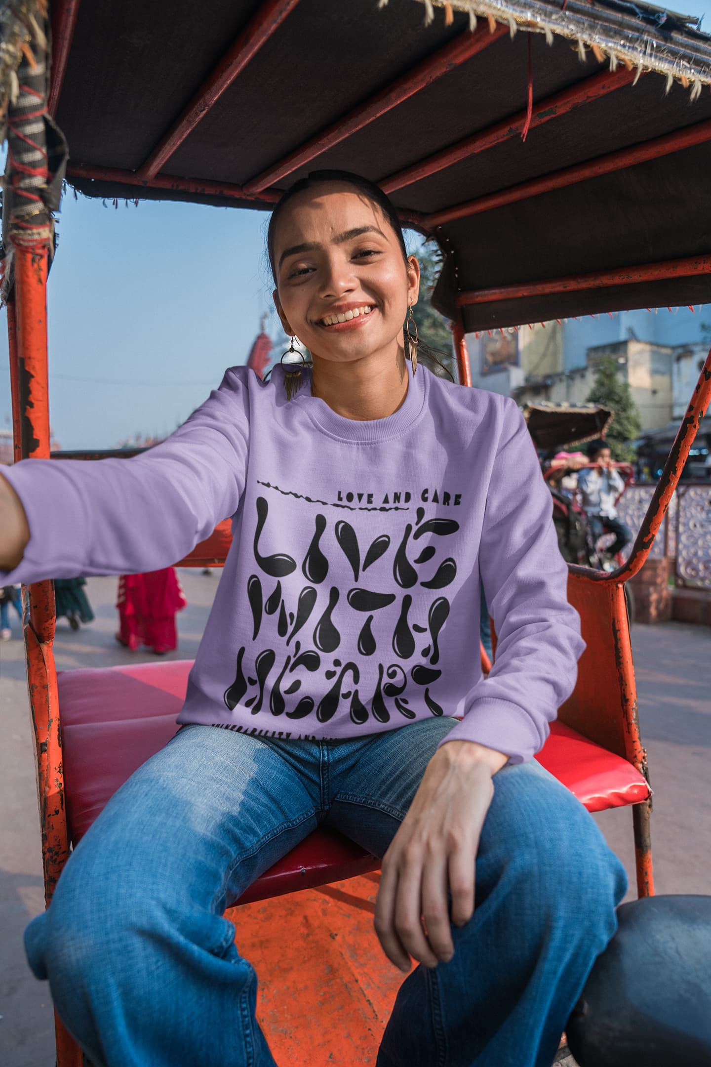 Women's Iris Lavender Sweatshirts