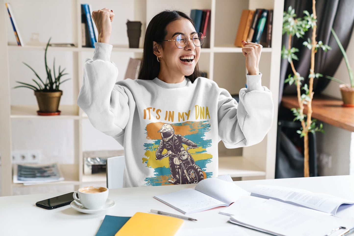 Women's White Sweatshirts