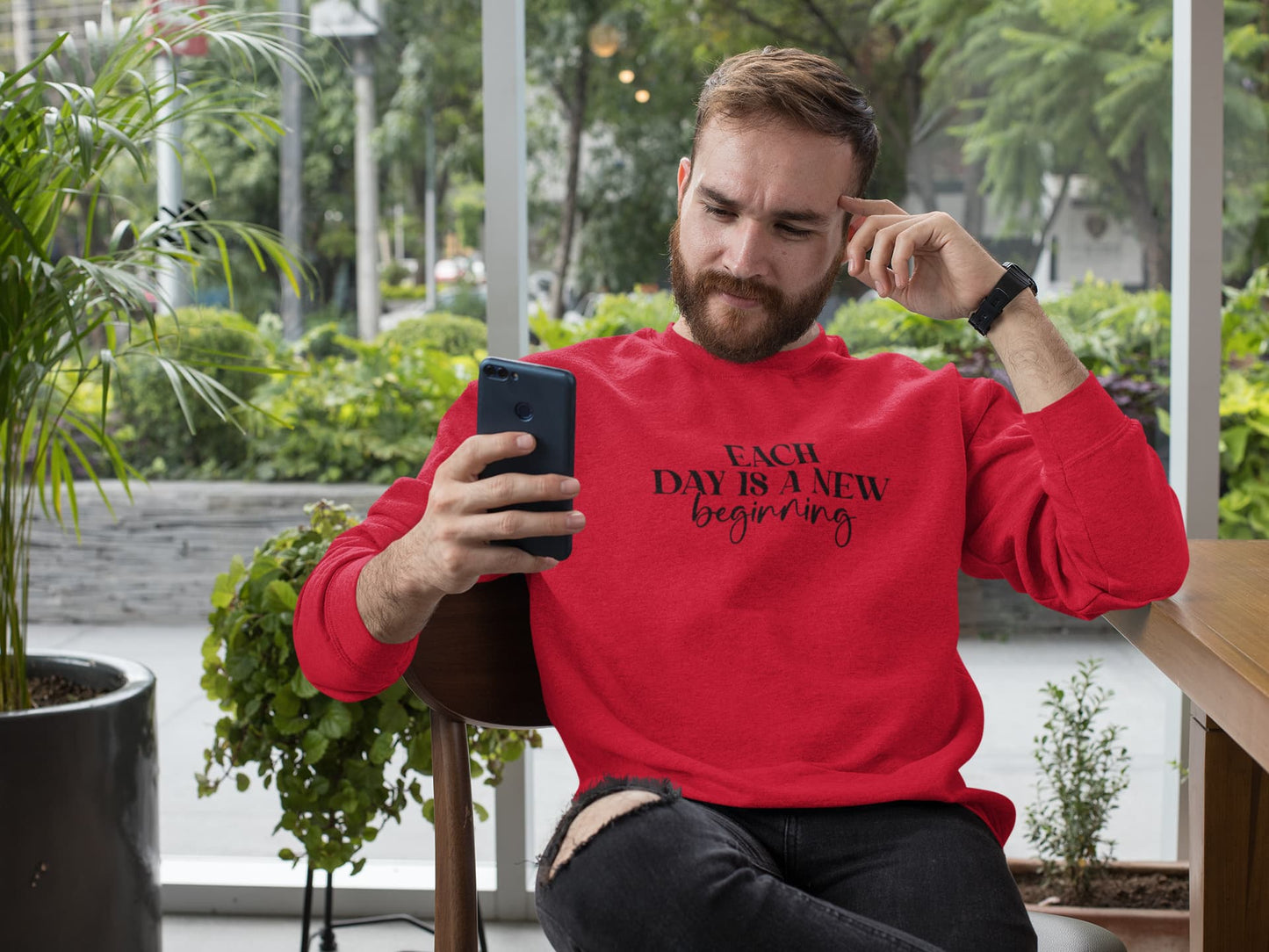 UNISEX RED SWEATSHIRTS