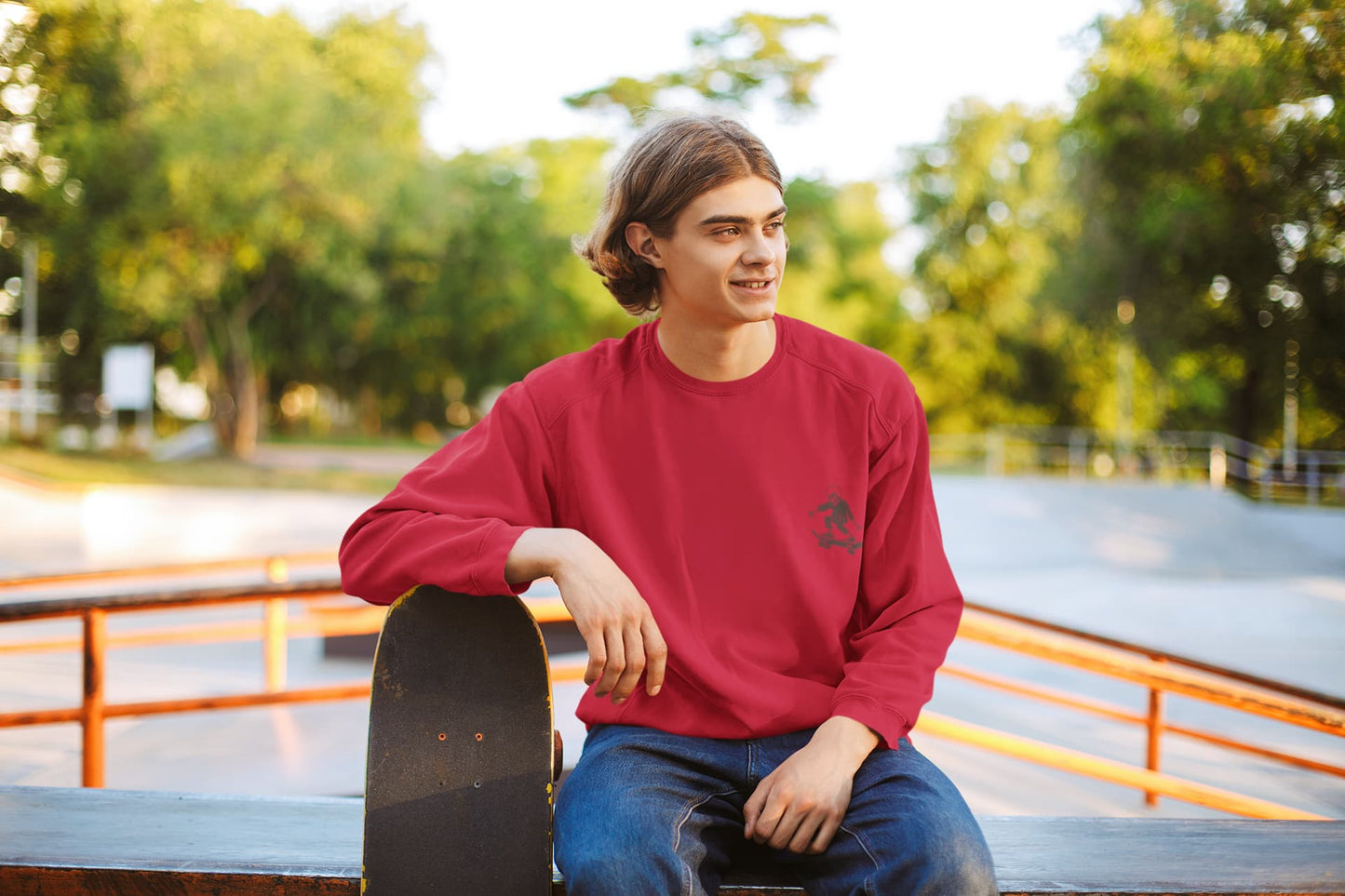 Men's Red Sweatshirts