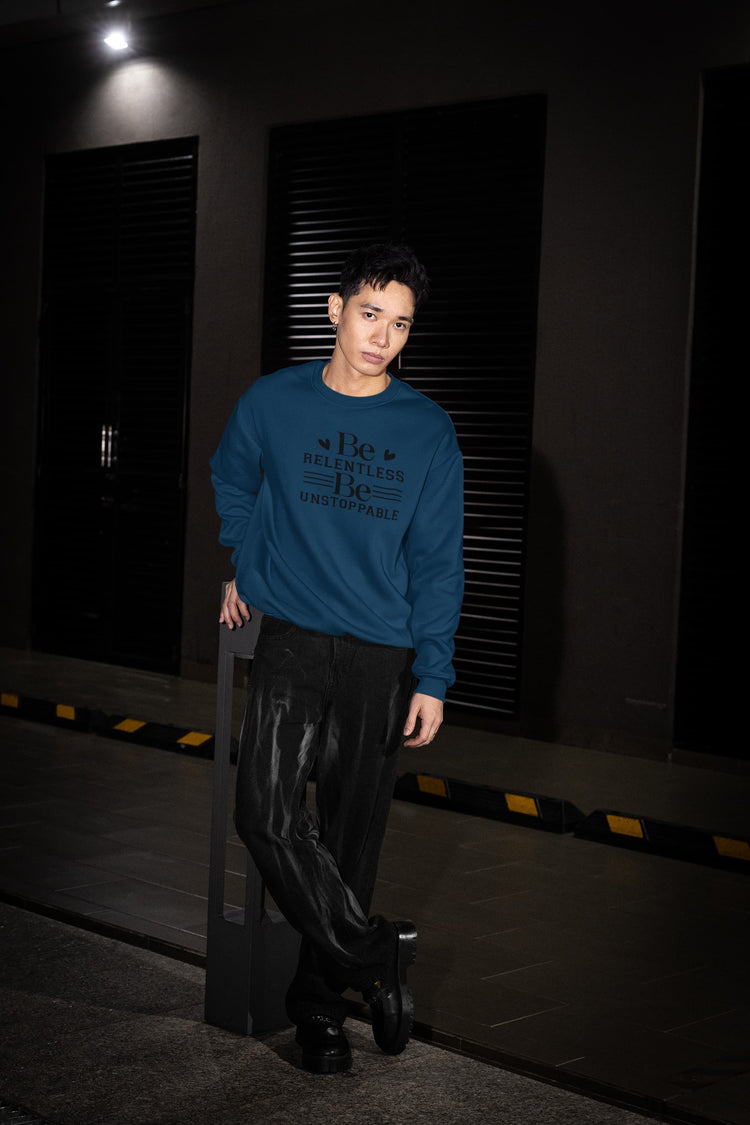 UNISEX NAVY BLUE SWEATSHIRT