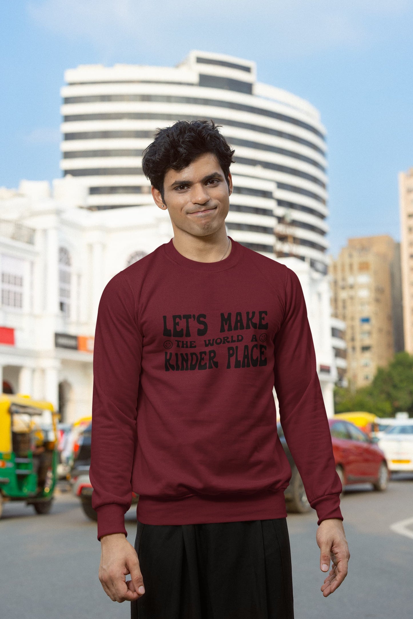 MENS MAROON SWEATSHIRT