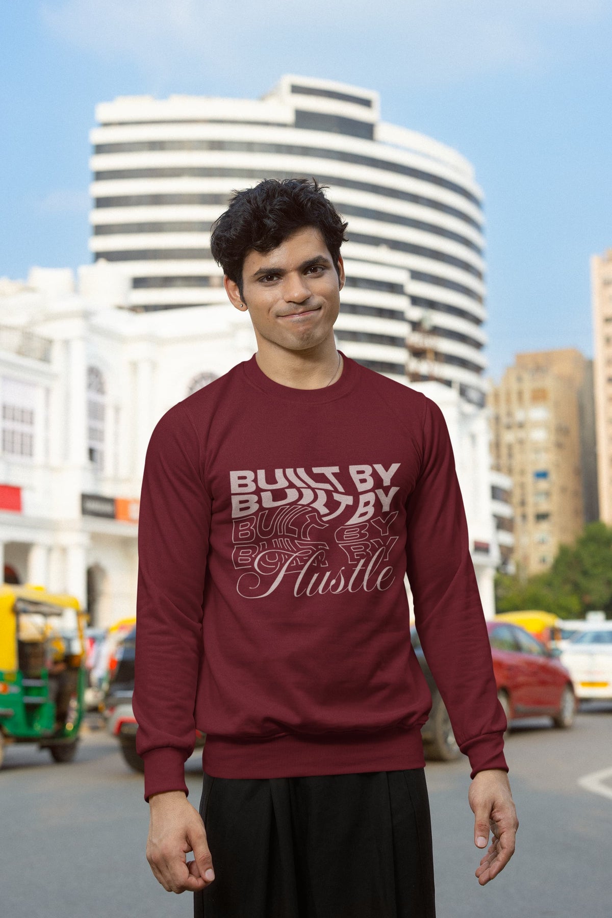 UNISEX MAROON SWEATSHIRT