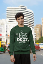 UNISEX OLIVE GREEN SWEATSHIRTS