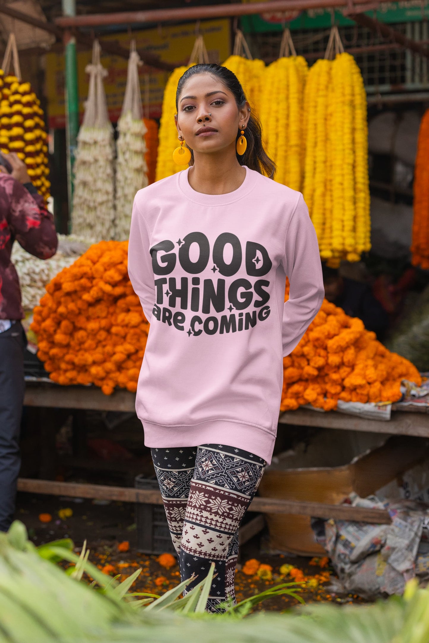 Men's Light Pink Sweatshirts