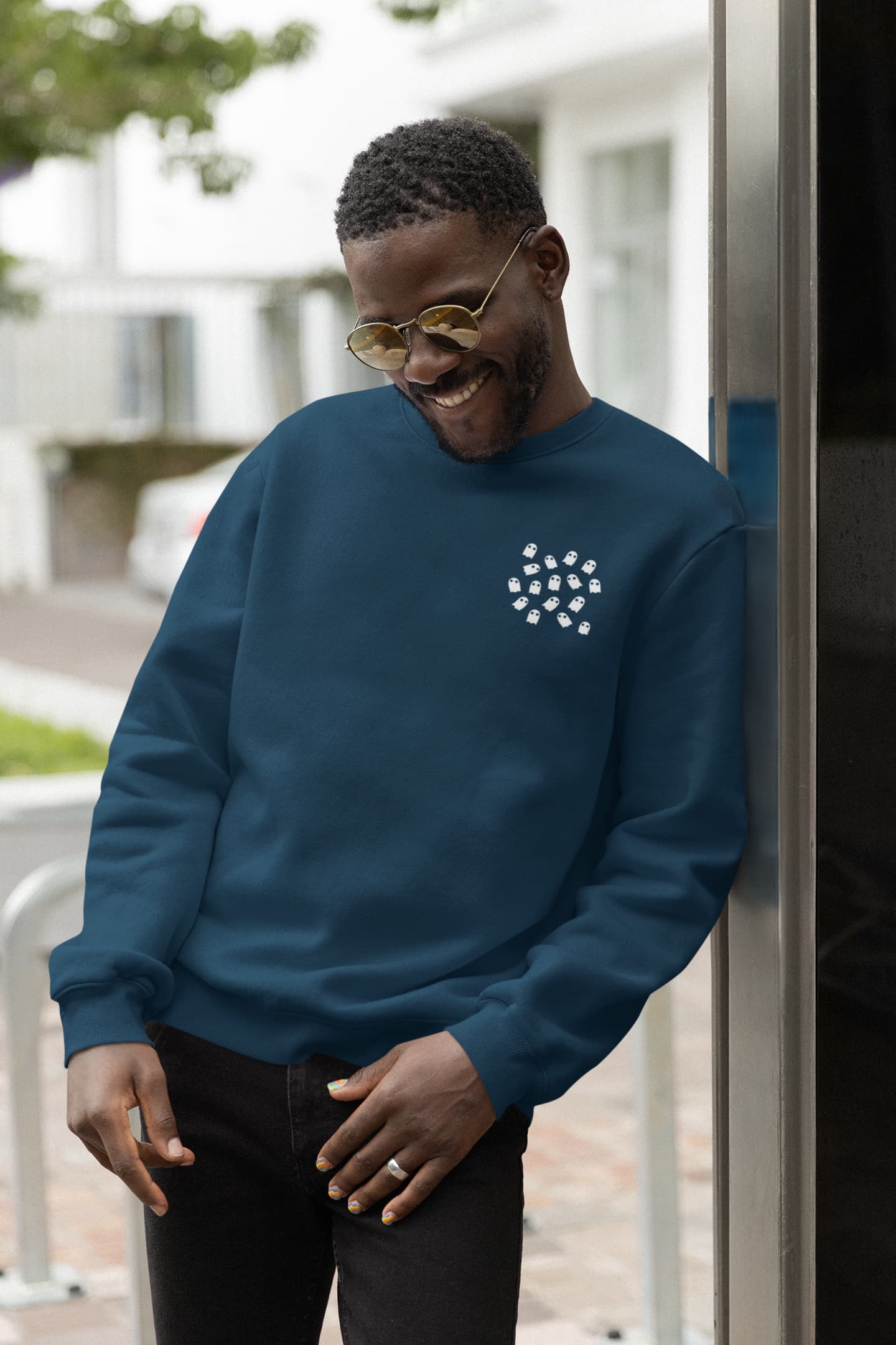 Men's Navy Blue Sweatshirt